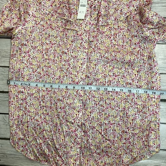 J Crew Ruffle Top in field day print - Picture 7 of 12